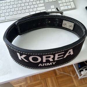 Korean army Weight lifting belt for Squats and deadlift